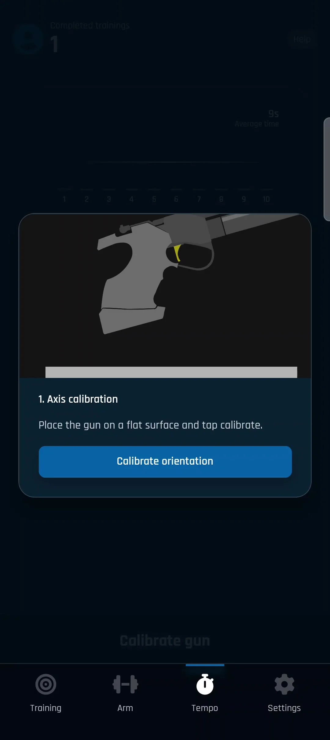 Axis Calibration