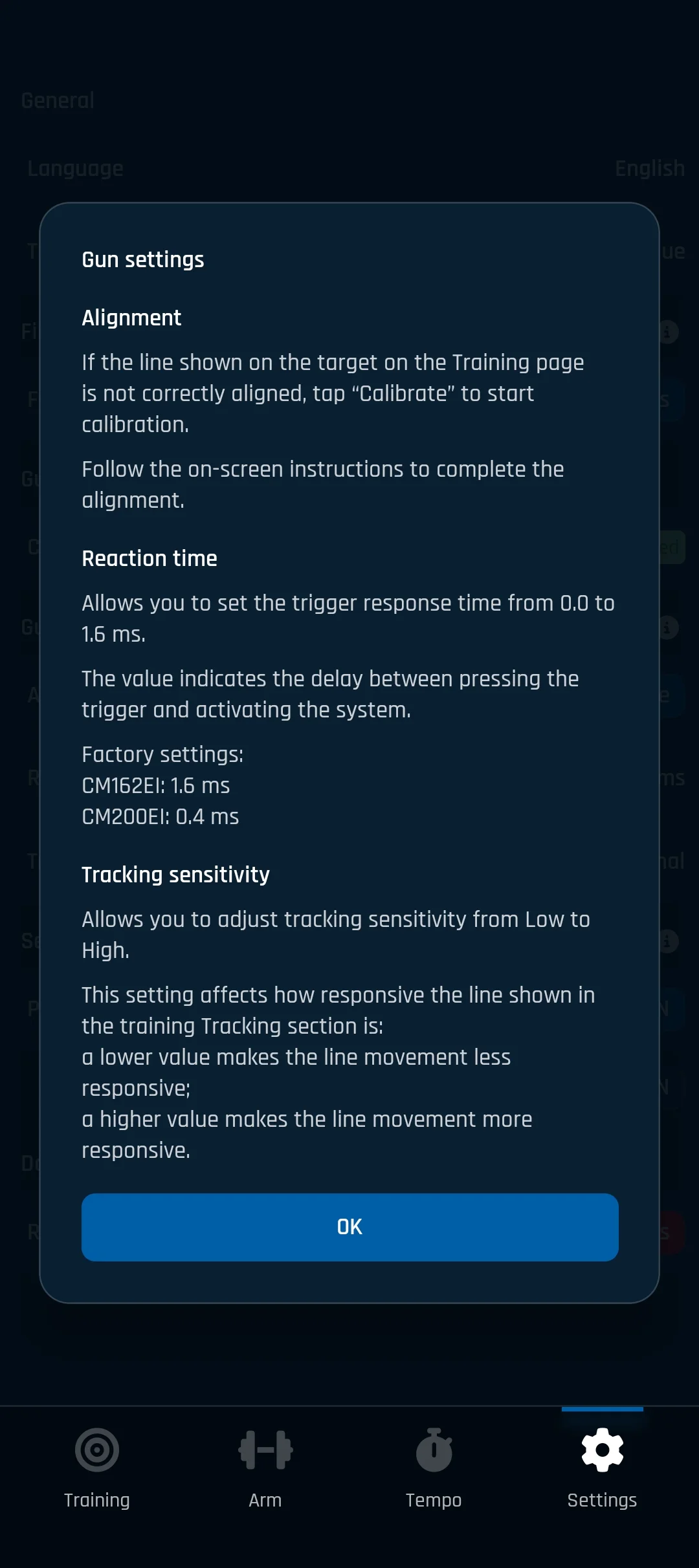 Gun Settings