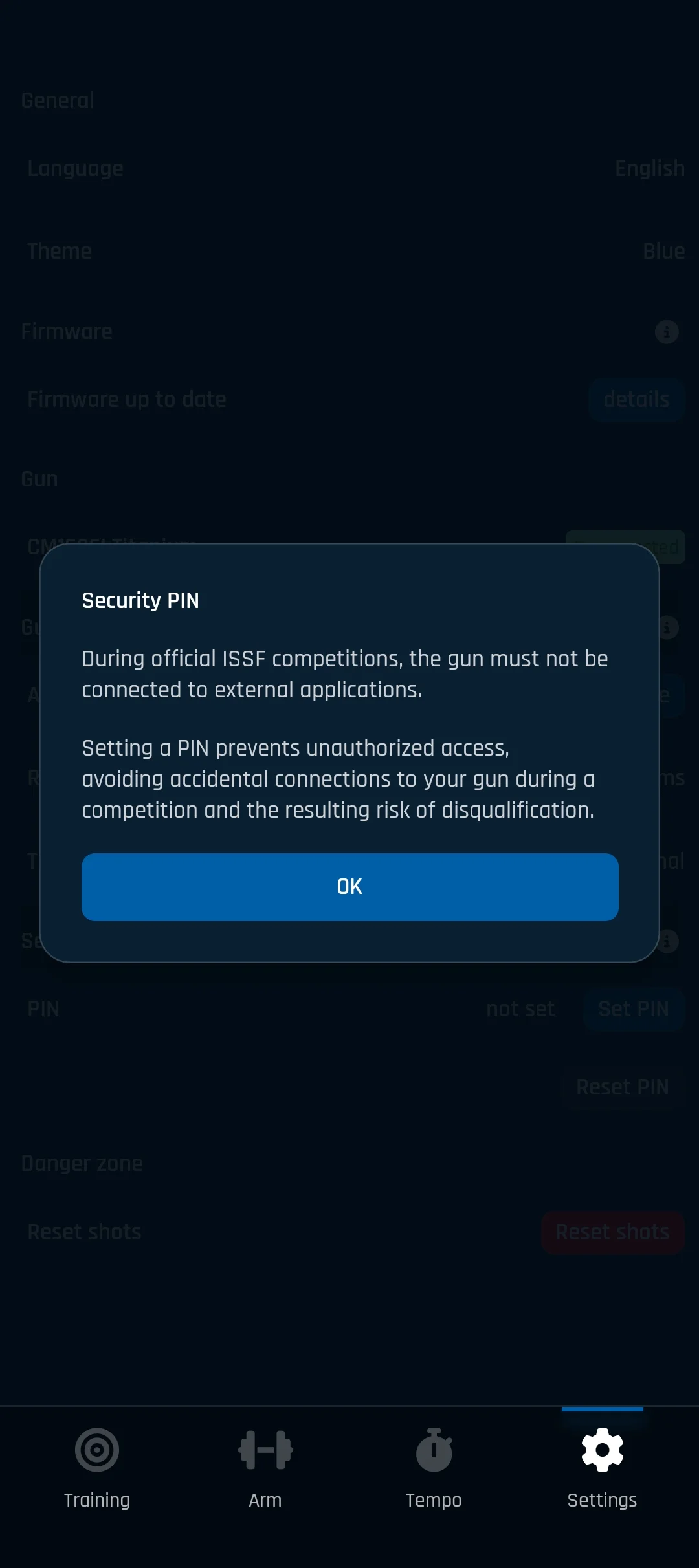 Security PIN